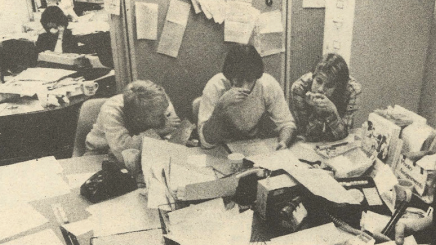 Minnesota Daily offices 1982